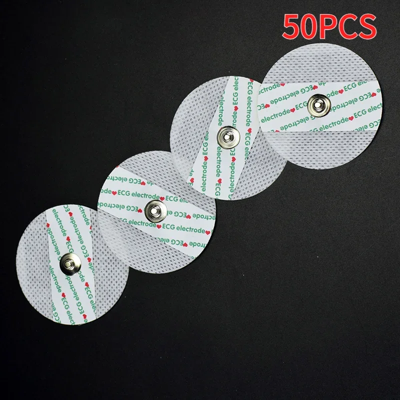 Ecg Patch Monitor - 50pcs Non-woven ECG Electrode Pads ECG