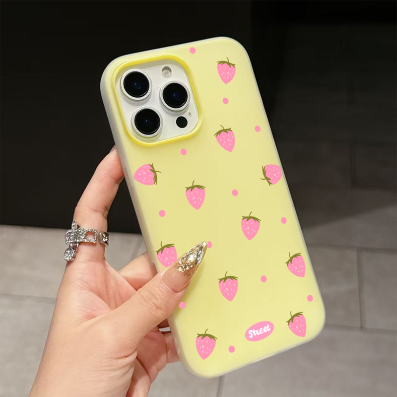 Sweet Pink Strawberry Pattern  - Samsung Galaxy S24 recension och pris