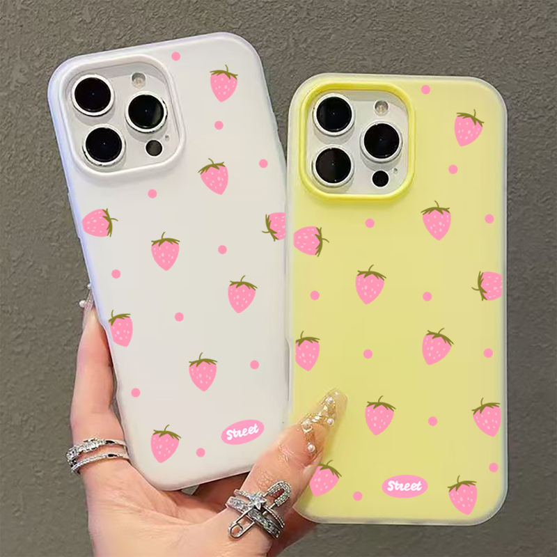 Sweet Pink Strawberry Pattern  - Samsung Galaxy S24 recension och pris