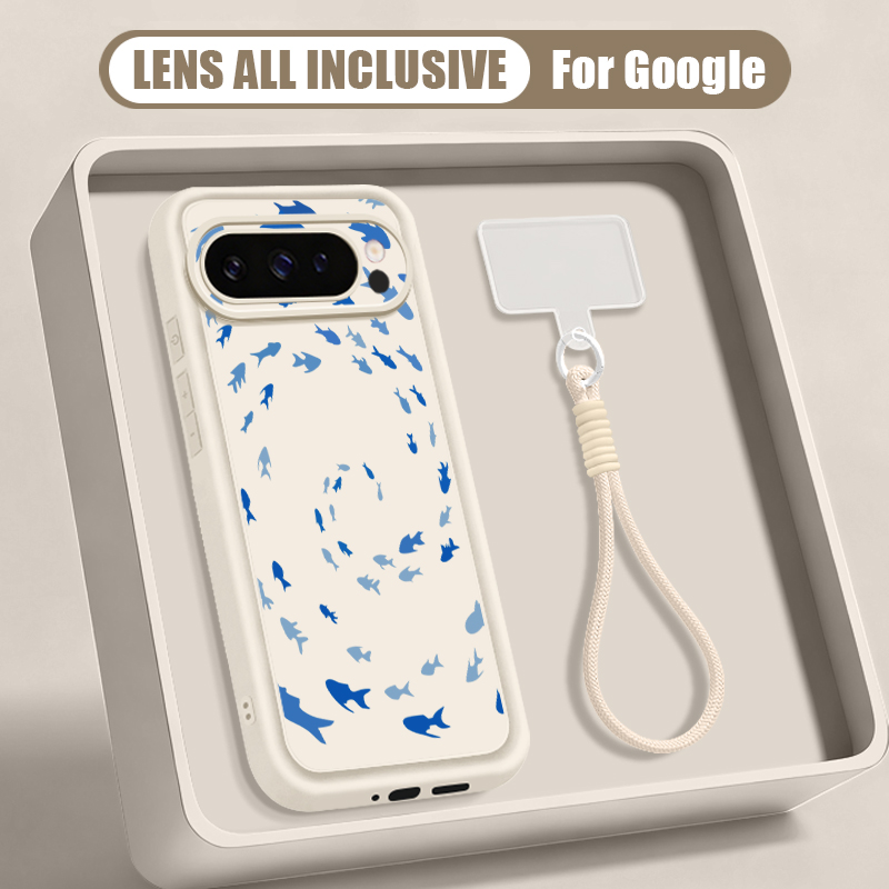 Humpback Whale Print Wrist Str - Google Pixel 9 Pro recension och pris