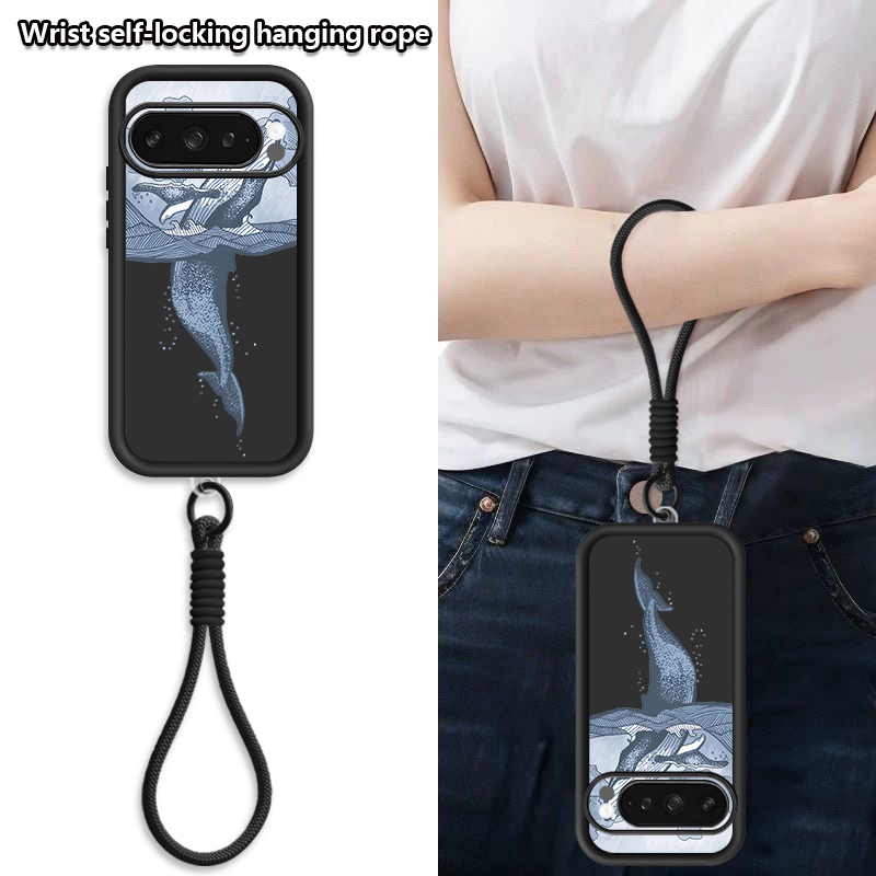 Humpback Whale Print Wrist Str - Google Pixel 9 Pro recension och pris