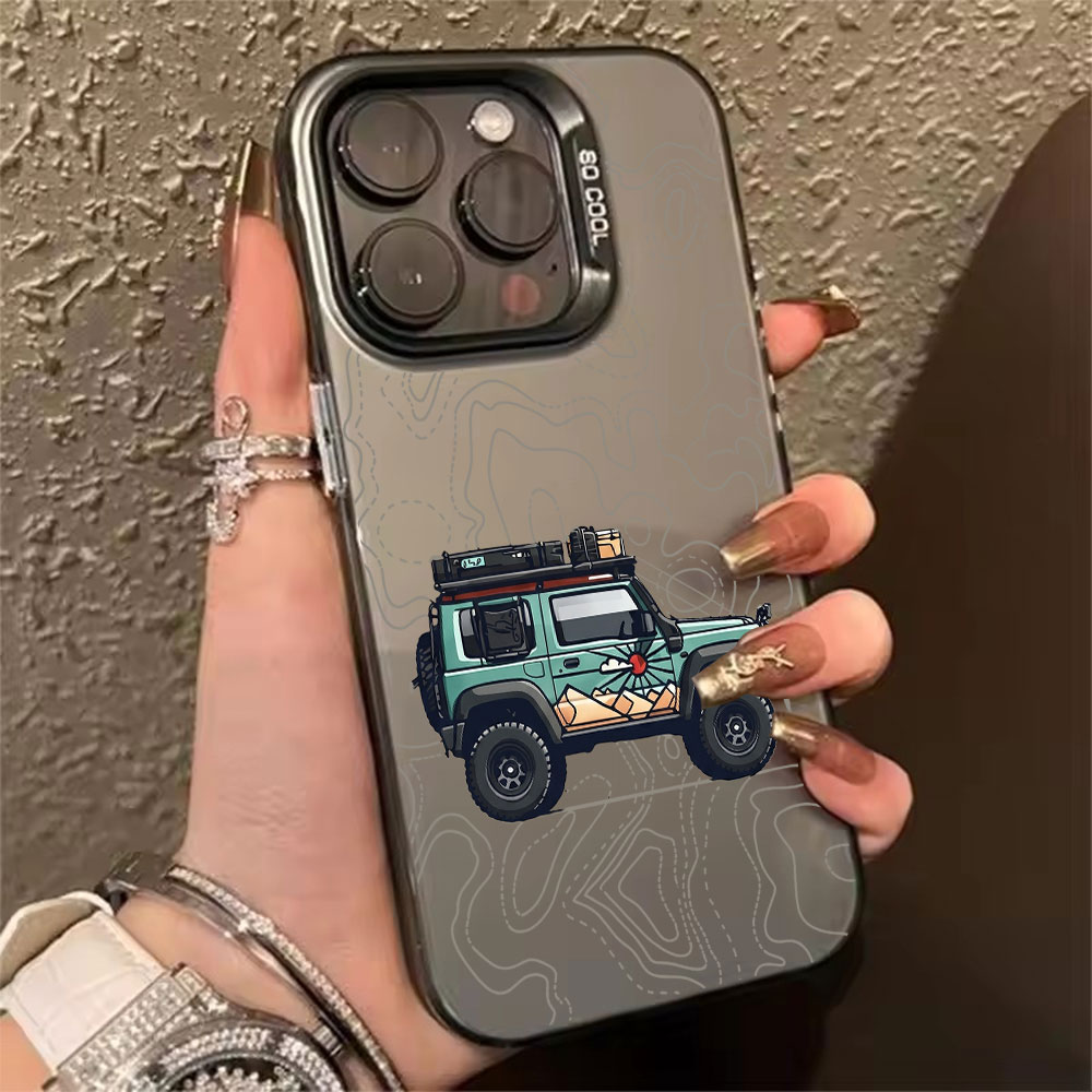 Simple Car Pattern Phone Case  - Apple Iphone 15 Pro Max recension och pris